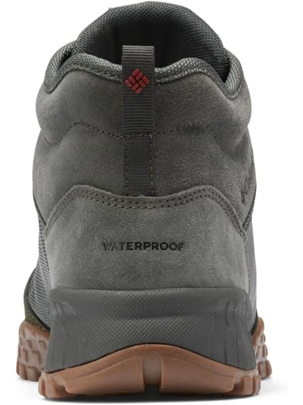 Men's Dark Moss Waterproof Shoes Casual Low Top Closed Toe Non Slip Hiking Boot